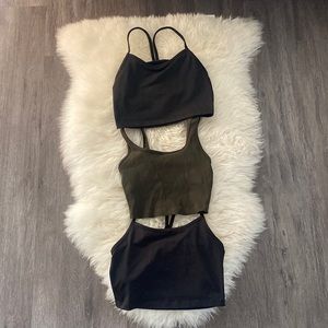 Bundle of 3 aerie work out tops